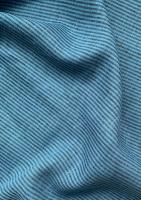 Ткань лён умягченный "полоска синяя ПОПЕРЕЧНАЯ" костюмный арт. 1695 | Ellie Fabrics
