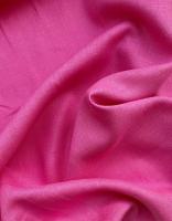 Ткань лён умягченный "розовый барби" костюмный арт.1417 | Ellie Fabrics