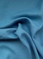 Ткань лён умягченный с эффектом мятости  "темно-голубой" костюмный 175 гр, шир 143 см,  арт.1378КР | Ellie Fabrics