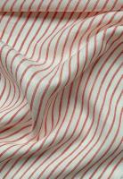 Ткань лён умягченный "полоска продольная красная" костюмный арт. 150 | Ellie Fabrics