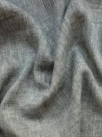 Ткань лён умягченный "серый меланж" костюмный арт. 88