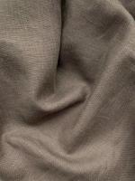 Ткань лён с эффектом мятости "какао"  арт.821КР | Ellie Fabrics