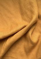 Ткань лён с эффектом мятости (крэш) "горчица” арт. 1558КР | Ellie Fabrics