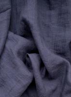 Ткань лён  для постельного "черника”  с эффектом мятости арт. 1381КР | Ellie Fabrics