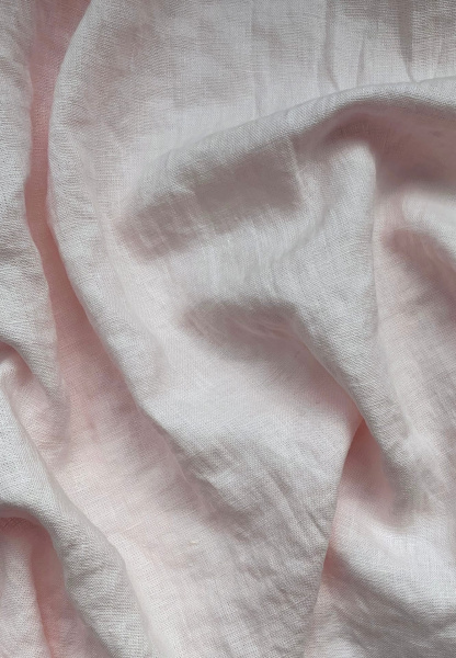 Ткань для шитья. Лён с эффектом мятости "зефир” арт. 1653КР | Ellie Fabrics