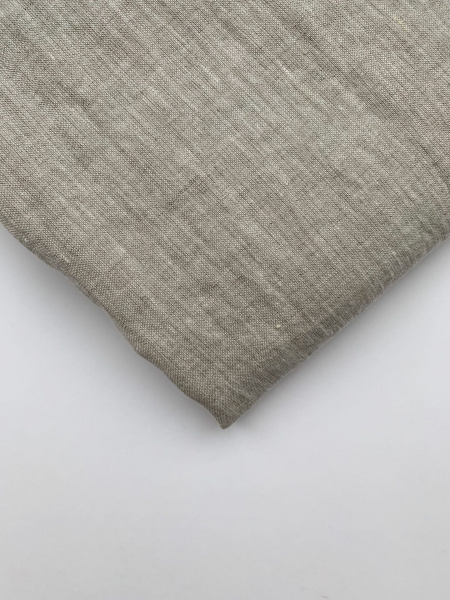 Ткань лён для постельного "натуральный” с эфектом мятости арт. 330с | Ellie Fabrics