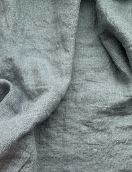 Ткань лён  для постельного "космос”  с эффектом мятости арт. 1453КР/пл | Ellie Fabrics