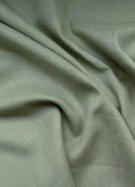 Ткань лён с эфектом мятости (крэш)  "полынь" костюмный шир. 143 см, 175 гр., арт. 138КР | Ellie Fabrics