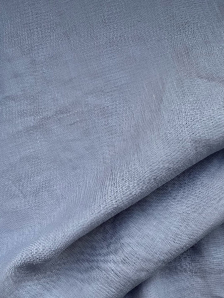 Ткань для шитья лён с эфектом мятости  "лаванда” арт. 566КР